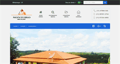Desktop Screenshot of imobiliariamonteiro.com.br
